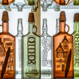 Engraved Liquor Bottles