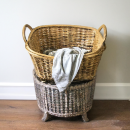 Custom Wicker Laundry Basket