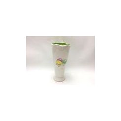 Handmade Ceramic Vases And Pots 10 Inch Vase Gold And Decal For Easter...